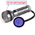 Bacteria detection LED Flashlight 4xAAA/Pet Stains 41 LED UV bacteria detection Blacklight Detection Flashlight